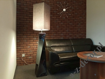 Wysoka lampa podłogowa TWISS 168cm opalizujący brąz  [AZ02715]