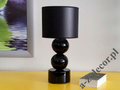 PERLA II black bedroom lamp 51cm [AZ02342]