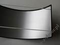 Nowoczesny czarno srebrny kinkiet 35cm [AZ02634]