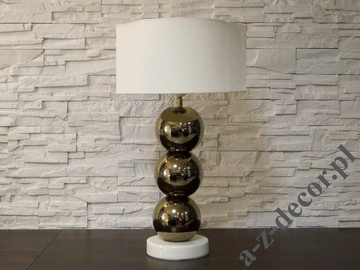 Lampa stołowa PERLA III CY złoto kremowa 68cm [AZ02749]