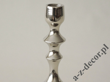 Świecznik metalowy z mosiądzu 30cm [AZ01951]