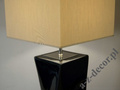 TWISS floor lamp in black with gold shade 168cm [AZ02686]