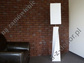 Ekskluzywna lampa podłogowa TWISS biała 168cm [AZ02222]