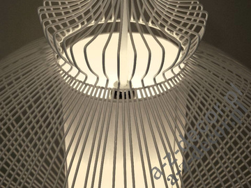 OPIUM LG white pendant lamp 60x70cm [AZ02462]