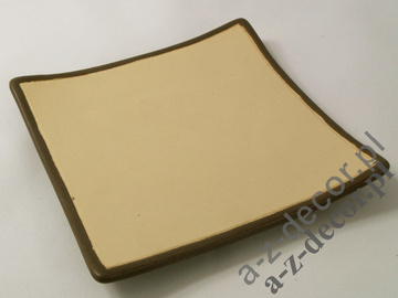 Patera ceramiczna SAHARA 14x14x2cm [AZ01120]