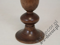 Wooden pillar candle holder 38cm [AZ01538]