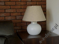 BEAULIEU matt gray bedroom lamp 48cm [AZ02705]