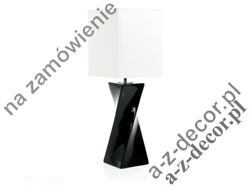 Lampa stołowa TWISS 73cm czarno biała [008166]