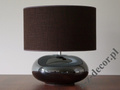 VARSOVIA iris brown bedroom lamp 36cm [AZ02502]