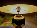 PERLA III gold and black table lamp 68cm [AZ02766]