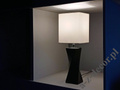 Lampka nocna S-TWISS czarna 52cm czarno-biała [AZ02718]