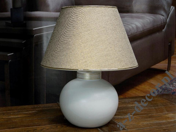 BEAULIEU matt gray bedroom lamp 48cm [AZ02705]