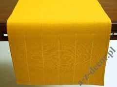 Yellow cotton table runner 140cm [AZ02131]