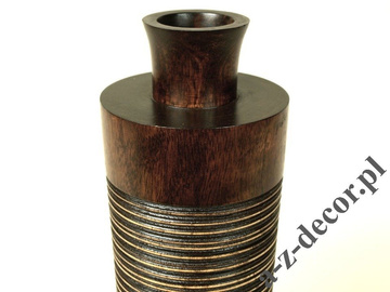 Wooden vase 13x36cm [AZ00644]