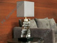 Szaro złota lampa stołowa CAREA 60cm [AZ02601]