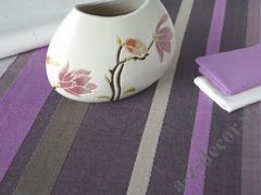 Violet cotton rib runner 140cm [AZ02140]