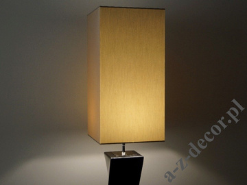 TWISS floor lamp in black with gold shade 168cm [AZ02686]