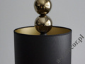PERLA black and gold pendant lamp 25cm with ceramic balls [AZ02726]