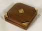 Wooden dice box 9x9x3cm [AZ01566]