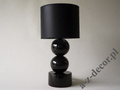 PERLA II black bedroom lamp 51cm [AZ02342]