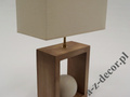 Drewniana lampka nocna SCALA 53cm [AZ02247]