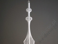 Lampa wisząca EMPEROR biała 20x92cm [AZ01593]