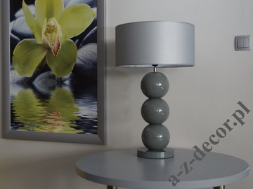 PERLA III grey table lamp 68cm [AZ02572]