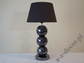 Lampa stołowa PERLA III TB brązowa 39x71cm [AZ02407]