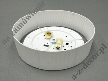 Niewielki plafon sufitowy CYLINDRI 40cm biały [AZ02711]
