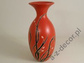Czerwony wazon ceramiczny ORVIN 17x37cm [AZ01049]