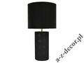 Matt black REZA table lamp 59cm [AZ02725]
