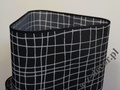 Lampa podłogowa z pięciu abażurów QUANTUM II czarna 33x130cm [AZ02224]