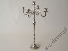 Metal candle holder x5, 42x75cm [AZ01959]