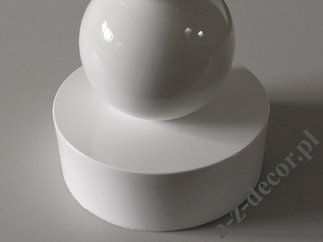 Lampa podłogowa ceramiczne kule PERLA IX biała 50x170cm [AZ02491]
