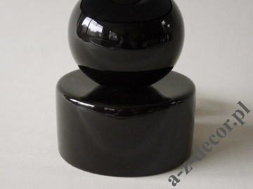 PERLA I black bedroom lamp 39cm [AZ02341]