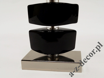 Black and silver LINA table lamp 55cm [AZ02233]