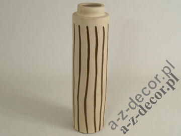 Cappuccino earthenware vase 34cm [AZ01045]