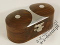 Wooden oval box 10cm [AZ01573]