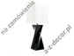 Lampa stołowa TWISS 73cm czarno biała [008166]