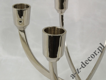 Sześcioramienny świecznik metalowy 21cm [AZ01402]