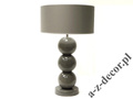 Lampa stołowa PERLA III CY szara 68cm [AZ02572]