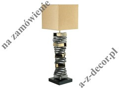 Gray and gold CAREA table lamp 90cm [8464]