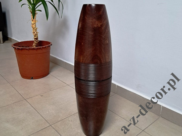 Wooden vase 61cm [AZ00046]