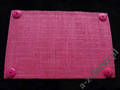Fuchsia raffia placemat 33x48cm [AZ00667]