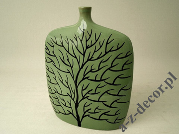 INGRID green ceramic vase 35cm [AZ00757]