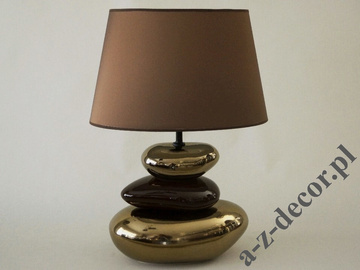 Lampa stołowa KEIKO złoto brązowa 40x27x58cm [AZ01093]