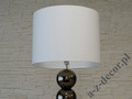 Lampa podłogowa PERLA IX złoto biała 50x170cm [AZ02696]