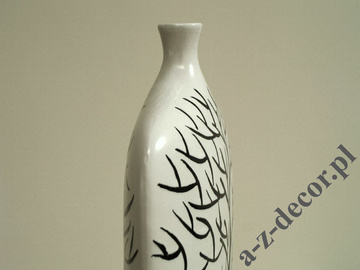 INGRID white ceramic vase 30cm [AZ00758]
