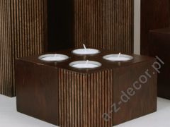 Pillar candle holder 14x14x8cm [AZ01056]