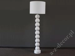 Lampa podłogowa ceramiczne kule PERLA IX biała 50x170cm [AZ02491]